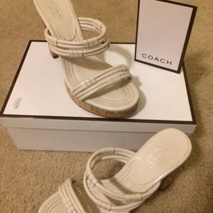 COACH Women’s JASLEEN SOFT NAPPA SANDALS Size 9.5